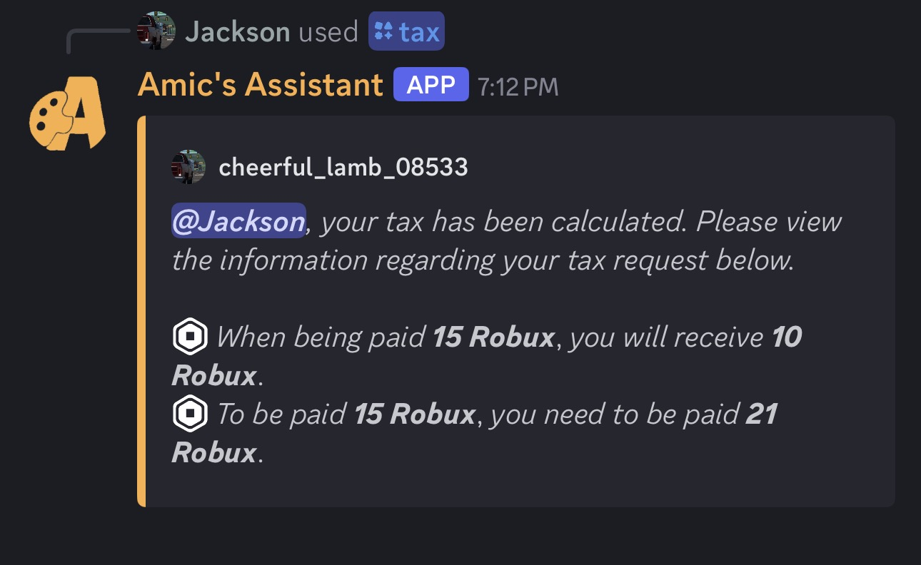 Tax Command