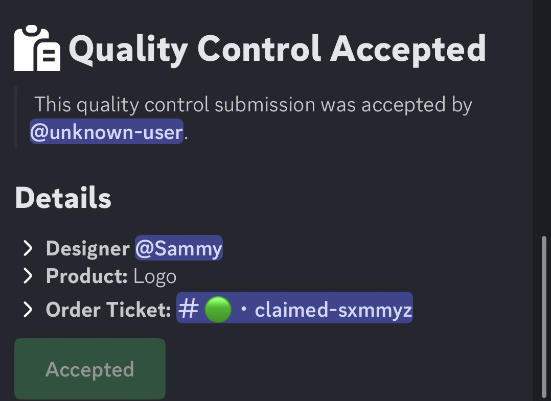 Quality Control